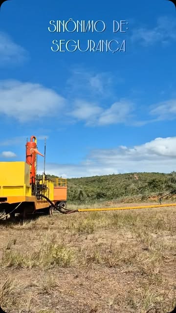 Sonda mobilizada em campo no interior da Bahia
